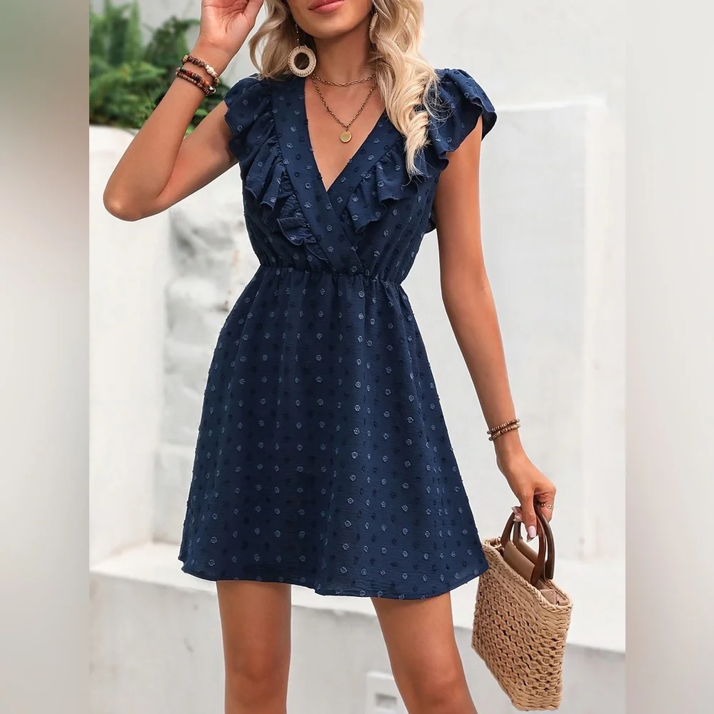 Change The Melody Mini Navy Blue Dress - Picture 5 of 5